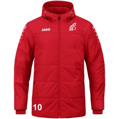 Warme Coachjacke Senior mit Vereinslogo